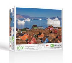 PLUS1PUZZLE CASSE-TÊTE 1001 PIÈCES - VILLAGE DE UUMMANNAQ - GROENLAND #P1P13818